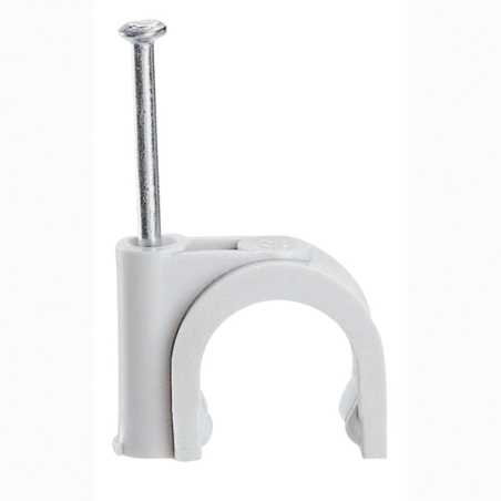 Attache câble D.9mm gris Fixfor x100