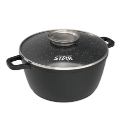 Set 2 poeles 24cm + 2 casseroles  24cm et 28cm