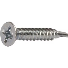 Vis autoforeuse / autoperceuse tête fraisée cruciforme acier zingué 3.5x22mm X200