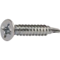 Vis autoforeuse / autoperceuse tête fraisée cruciforme acier zingué 3.5x22mm X200