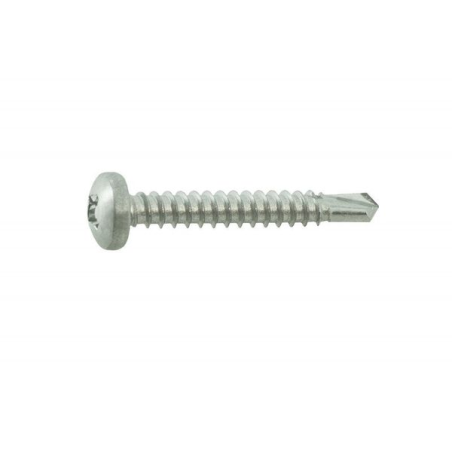 Vis tôle autoforeuse / autoperceuse tête cylindrique inox a4 3.9x32mm x19