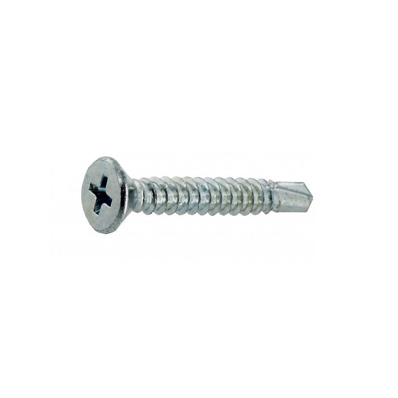 Vis tôle autoforeuse / autoperceuse tête fraisée cruciforme acier zingué 3.9x19mm x23