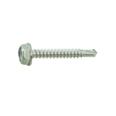 Vis tôle autoforeuse / autoperceuse tête hexagonale inox a4 4.8x38mm x9