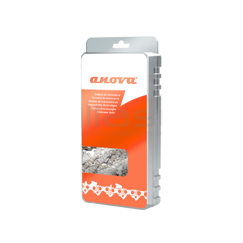 Chaîne pour tronçonneuse carree .325" .058 1.5mm 72e Anova