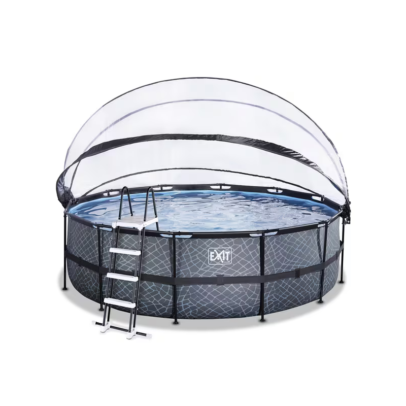 Piscine hors sol 4.5x1.22m + dôme