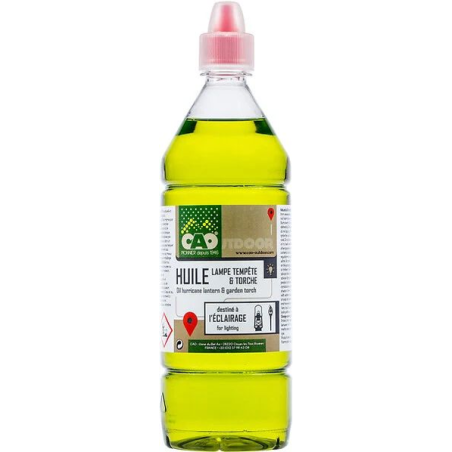 Huile neutre pour lampe tempete et torche 1L