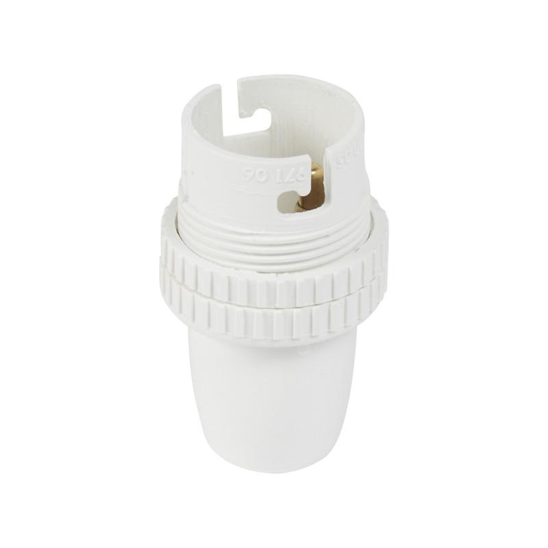 Douille B22 à raccord fileté et double bague matière isolante 4A 150W