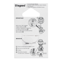 Douille E27 À Chemise Filetée Métallique Avec 2 Bagues Et Borne De Terre 4A 150W