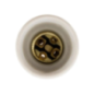 Douille E14 laiton bague porcelaine