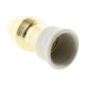 Douille E14 laiton bague porcelaine