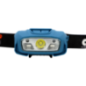 Lampe frontale LED rechargeable 4 éclairages bleue