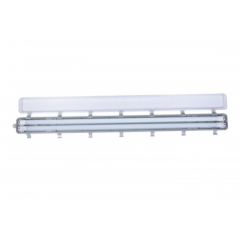 Réglette LED IP65 2X18W 1260mm 2600lm blanc neutre