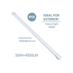 Réglette LED IP65 50W 1500mm 5500LM