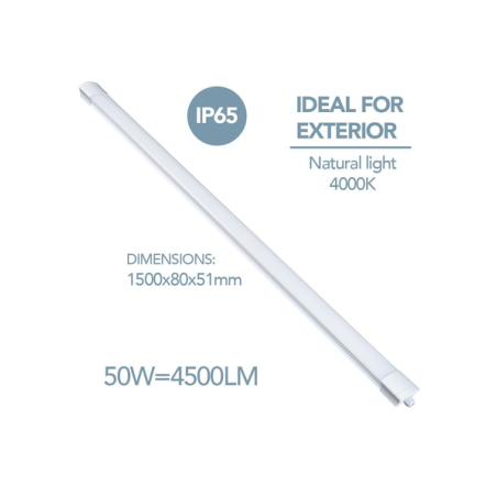 Réglette LED IP65 50W 1500mm 5500LM