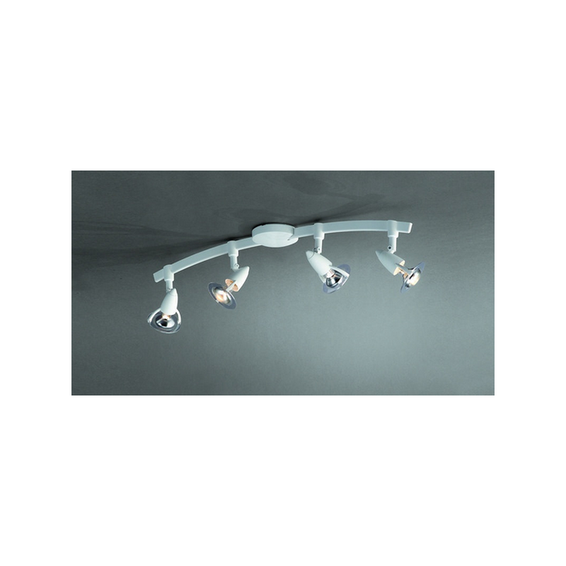 Spots sur arc 4x40W blanc L.720mm