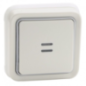 Poussoir à voyant IP55 Plexo gris