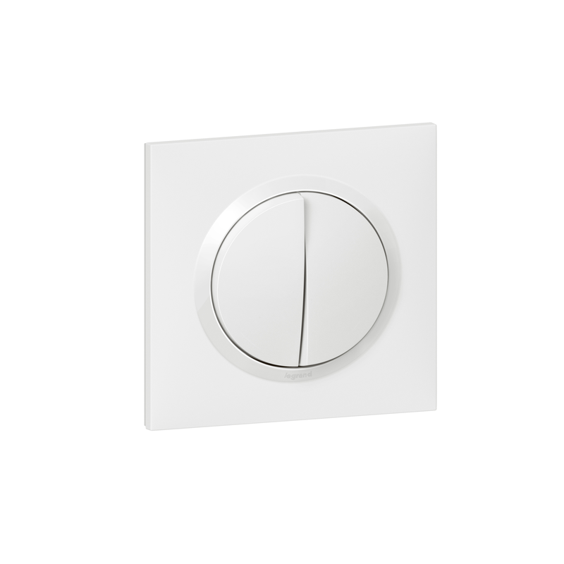 Interrupteur transformeur 5 fonctions va-et-vient Dooxie blanc