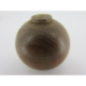 Tringle embout D.28cm boule chêne x2