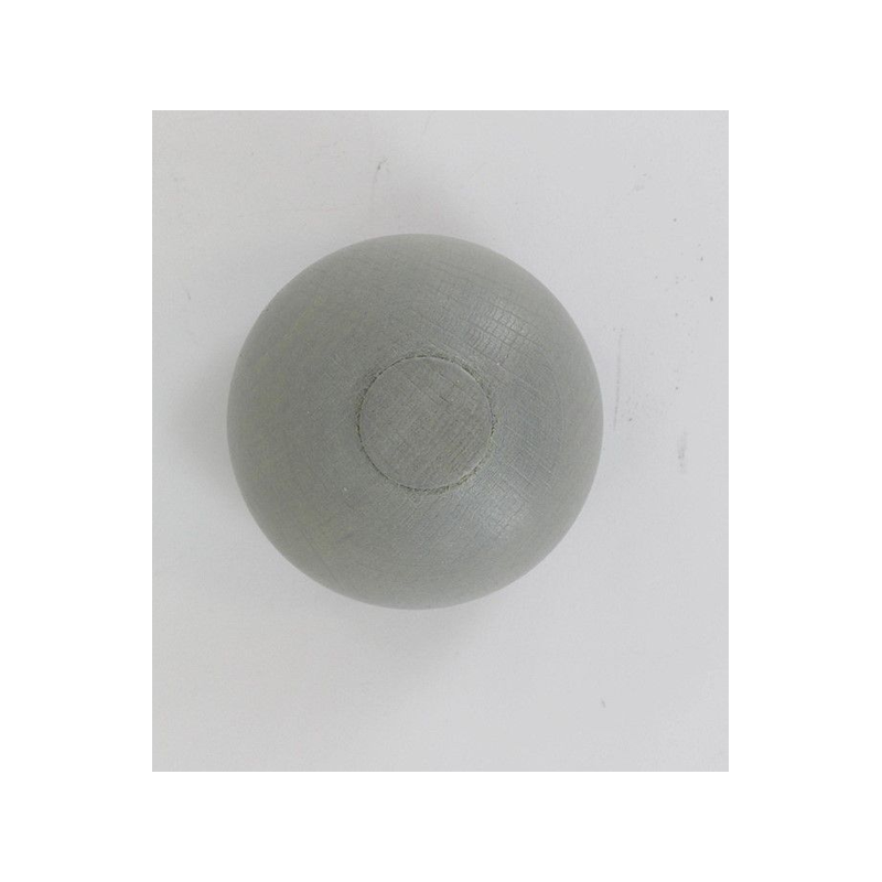 Tringle embout D.28cm boule gris x2