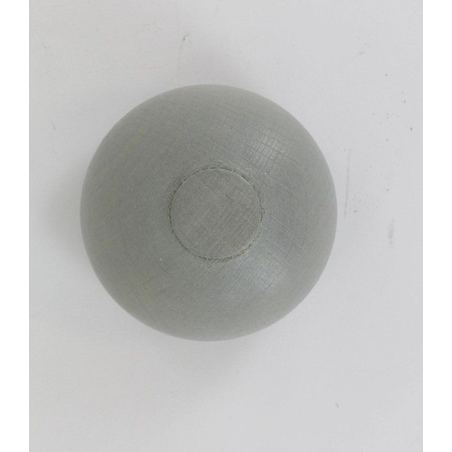 Tringle embout D.28cm boule gris x2