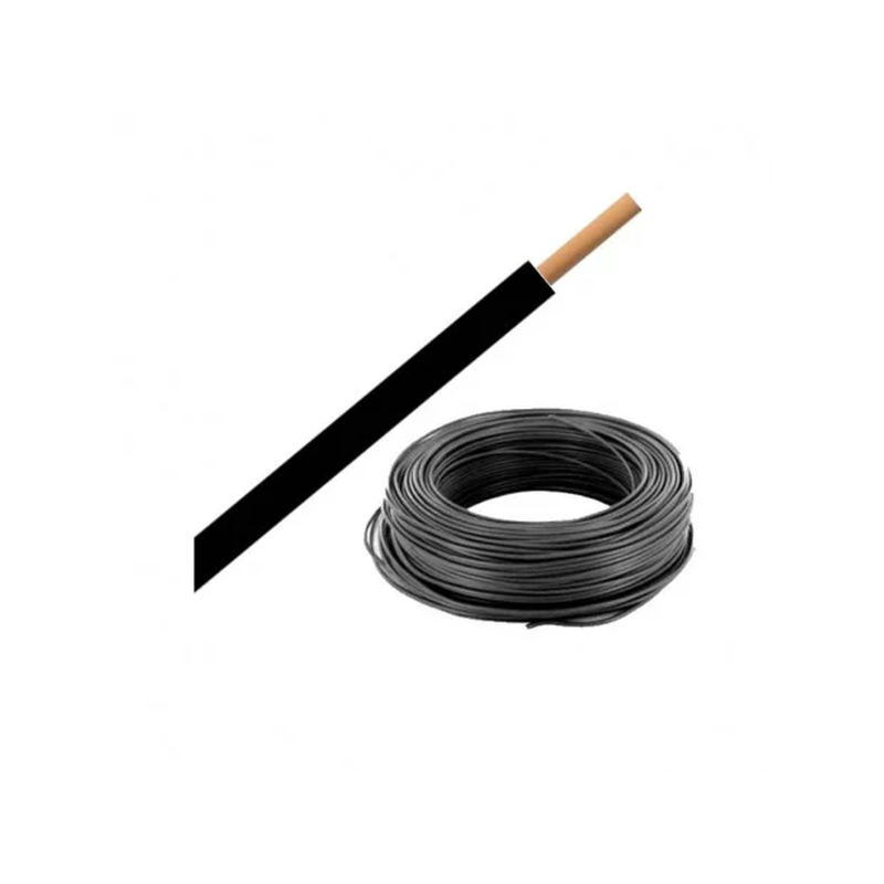 Câble H07V-U 2.5mm² noir 100M