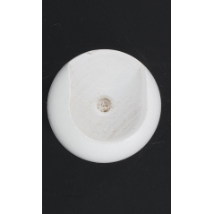 Tringle support mural D.28cm blanc x2