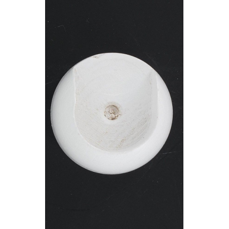 Tringle support mural D.28cm blanc x2