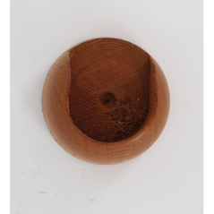 Tringle support mural D.28cm merisier x2
