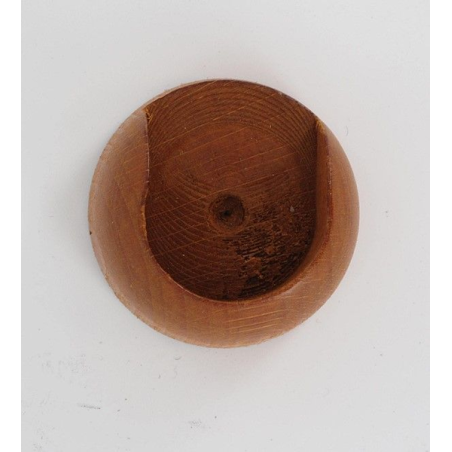 Tringle support mural D.28cm merisier x2
