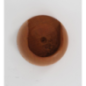 Tringle support mural D.28cm merisier x2