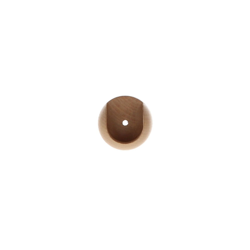 Tringle support mural D.28cm naturel vernis x2