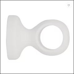 Tringle support monobloc D.28mm blanc