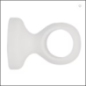 Tringle support monobloc D.28mm blanc