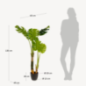 Plante artificielle monstera 130cm en pot
