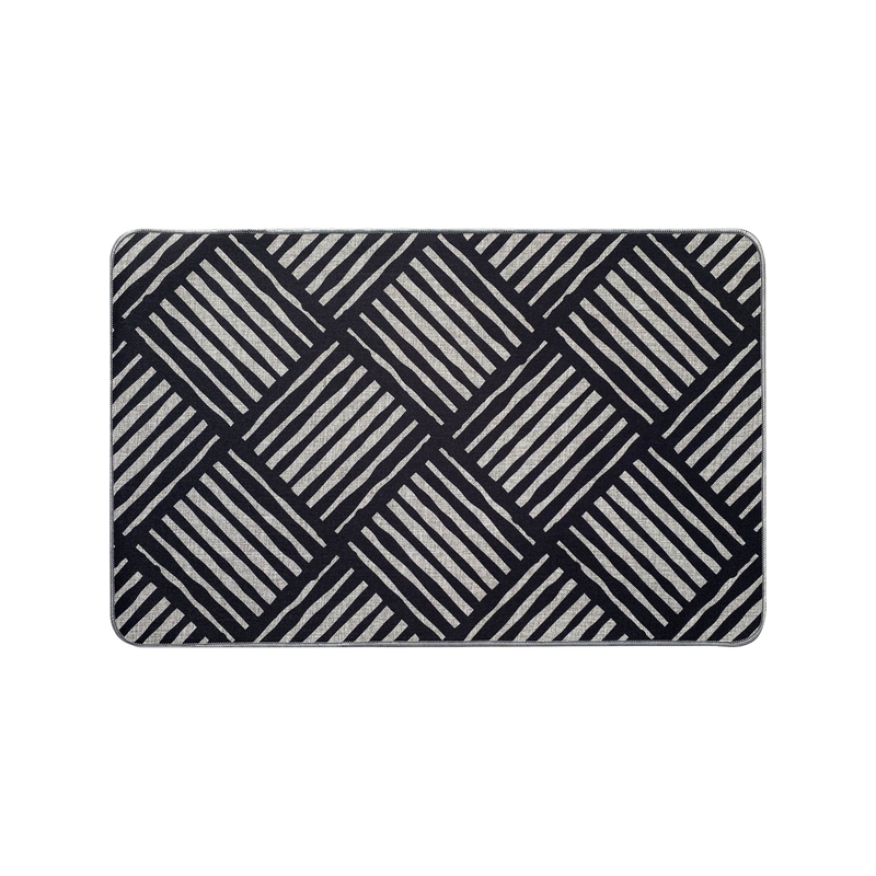 Tapis polyester 50x80cm africa gris