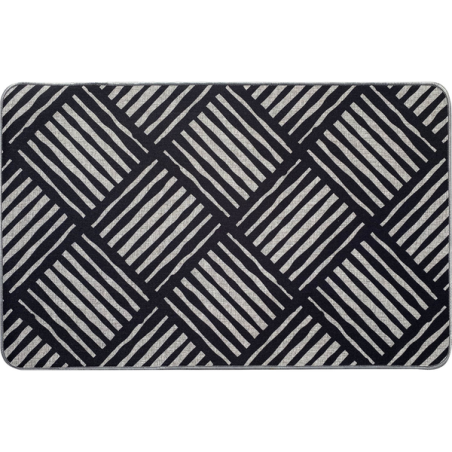 Tapis polyester 50x80cm africa gris