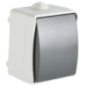 Interrupteur va-et-vient IP54 Aquatop gris