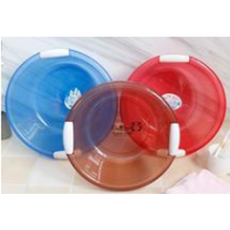 Bassine plastique transparente D.39cm H.17cm
