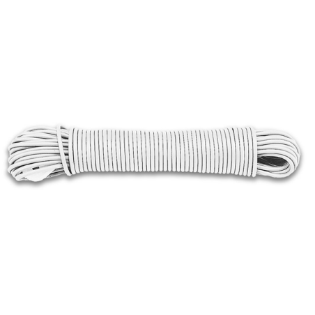 Corde à linge polypropylene blanc 20m