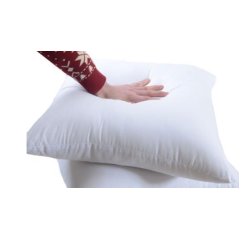 Oreiller coton 60x60cm blanc