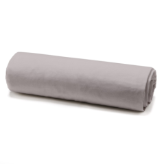 Drap housse 140x190cm mastic 57 fils