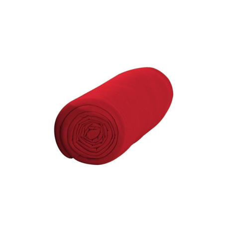 Drap housse 140x190cm pomme d'amour 57 fils