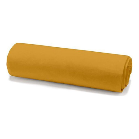 Drap housse 140x190cm safran 57 fils