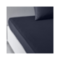 Drap housse 160x200+30cm navy 57 fils