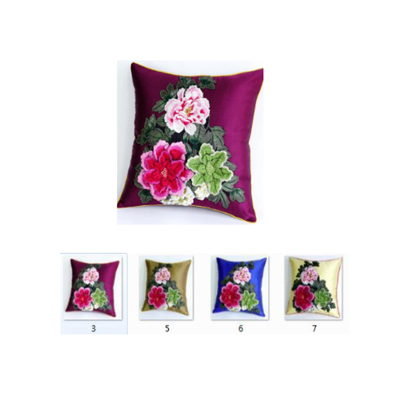 Taie d'oreiller 90x40cm fleurs