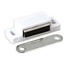 Loqueteau magnetique plastique blanc 6kg x6