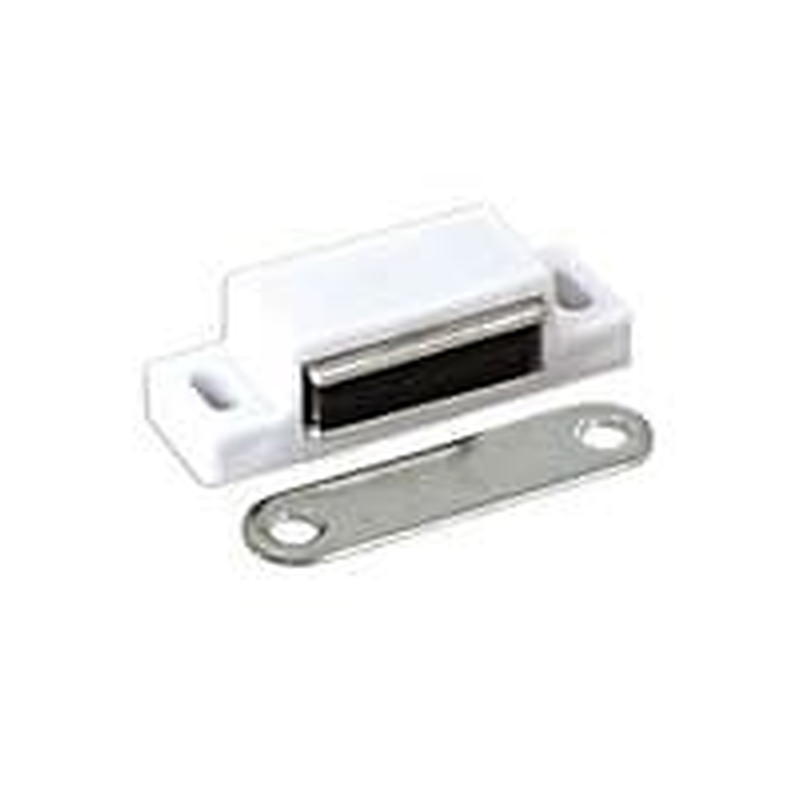 Loqueteau magnetique plastique blanc 6kg x6