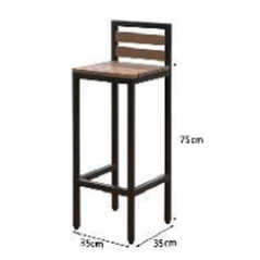 Chaise de bar 35x35x75cm