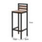 Chaise de bar 35x35x75cm