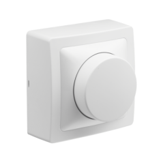 Interrupteur variateur rotatif Blok blanc